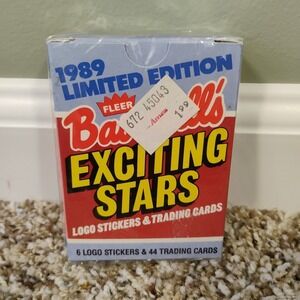 1989 Fleer Exciting Stars Unopened Factory Sealed Set‎ 44 Cards 6 Logos Limited